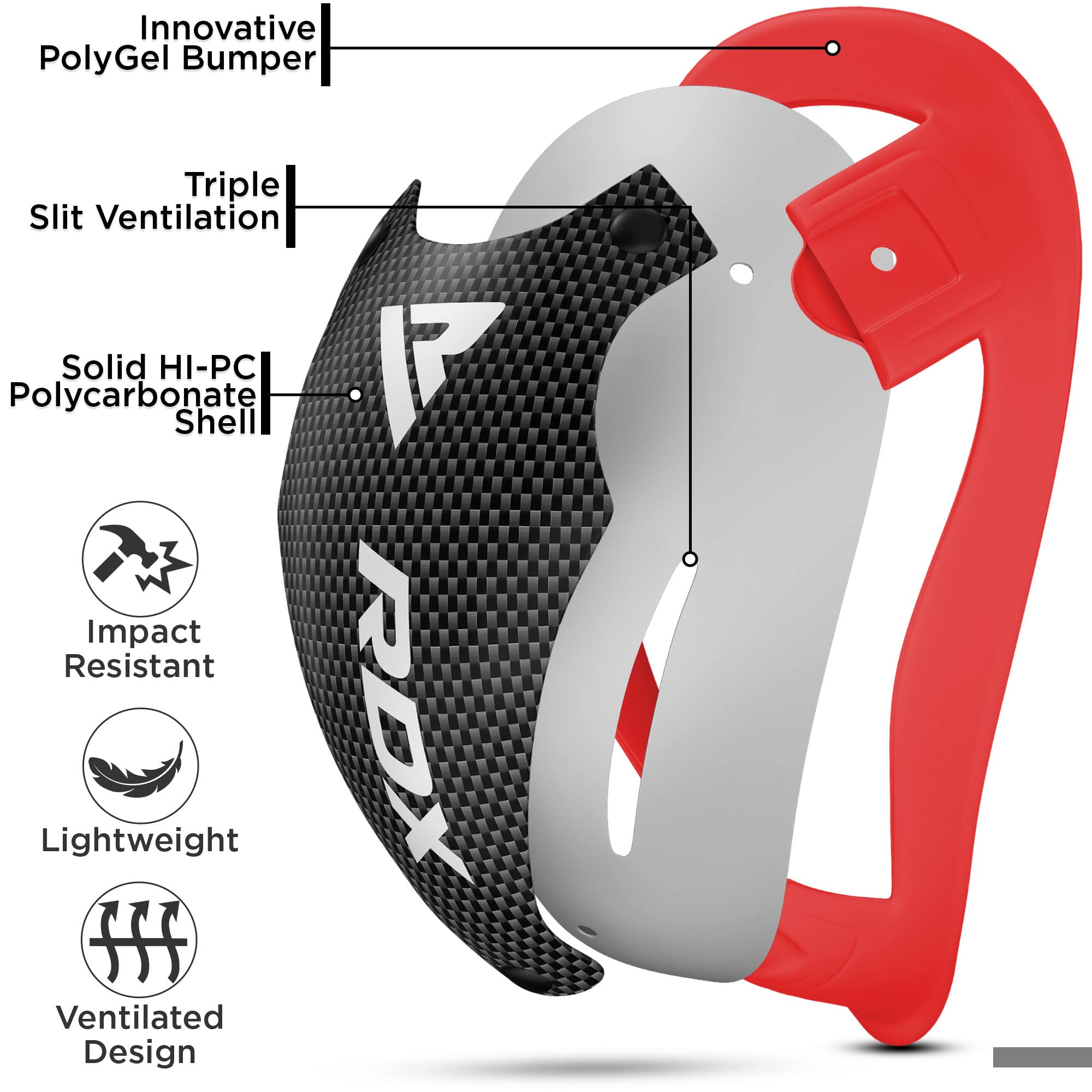 RDX Coquille Boxe Anatomique MMA Suspensoir Sport Slip Coquilles Protection