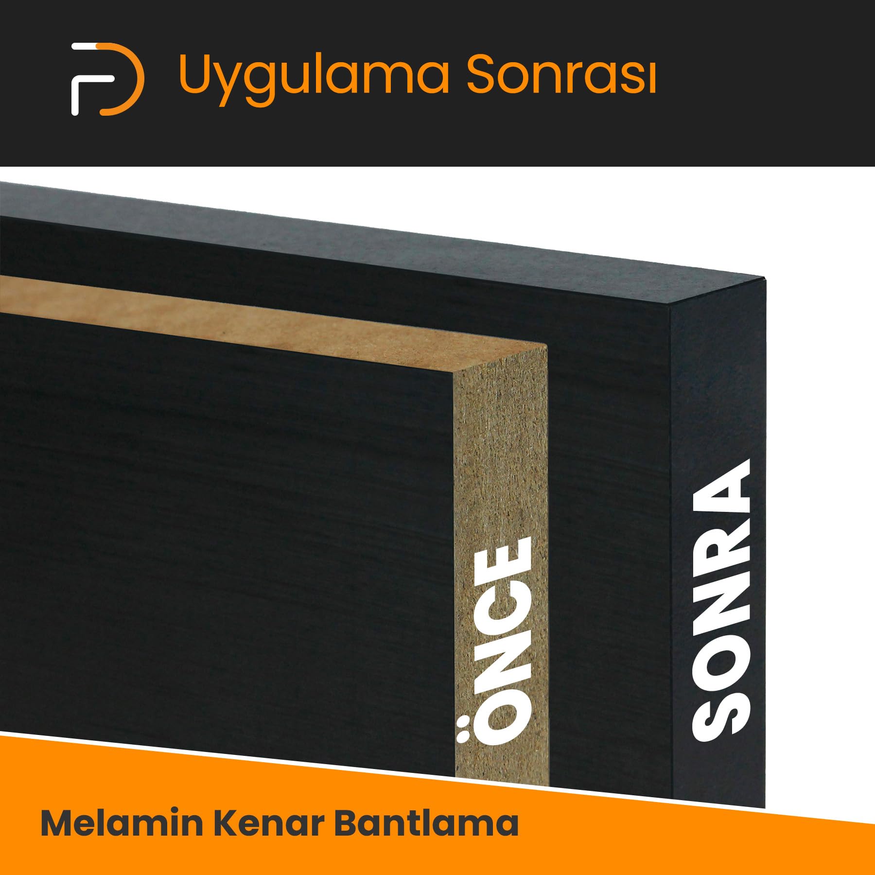 FURNDIY Beyaz Melamin Tutkallı Kenar Bandı 20 mm x 10 mt | Ütü bandı | Mobilya Onarım ve Restorasyonu için Kendinden Yapışkanlı Melamin Kenar Bandı