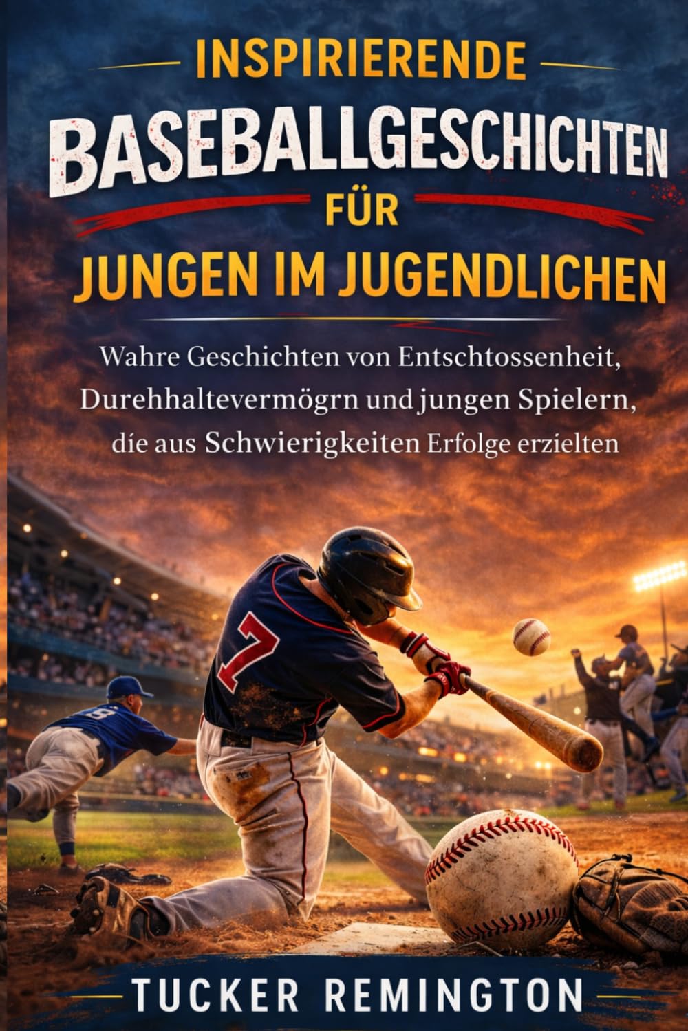 INSPIRIERENDE BASEBALLGESCHICHTEN FÜR JUNGEN IM JUGENDLICHEN: Wahre Geschichten von Entschlossenheit, Durchhaltevermögen und jungen Spielern, die aus Schwierigkeiten Erfolge erzielten