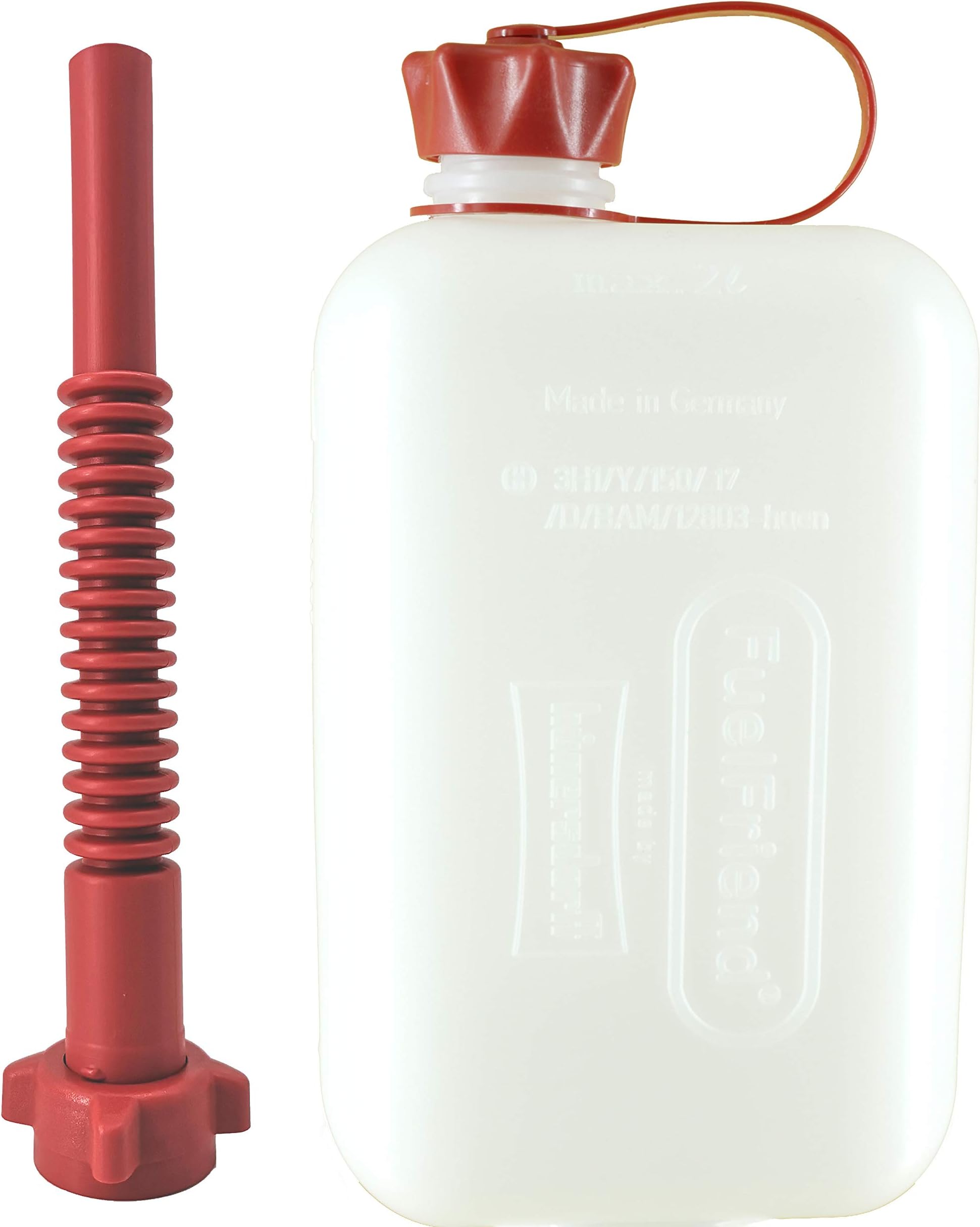 FuelFriend®-BIG max. 2,0 Liter - Klein-Benzinkanister Mini-Reservekanister mit UN-Zulassung - im