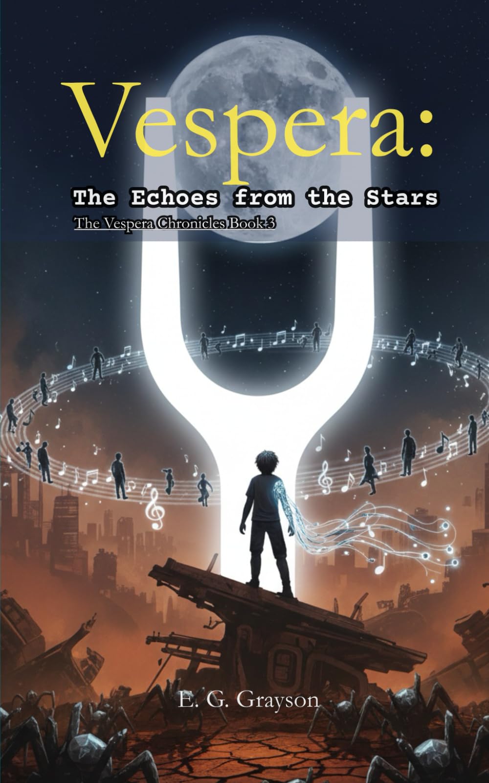 Vespera: The Echoes from the Stars: A Middle Grade Science Fiction Fantasy Adventure (The Vespera Chronicles Book 3)