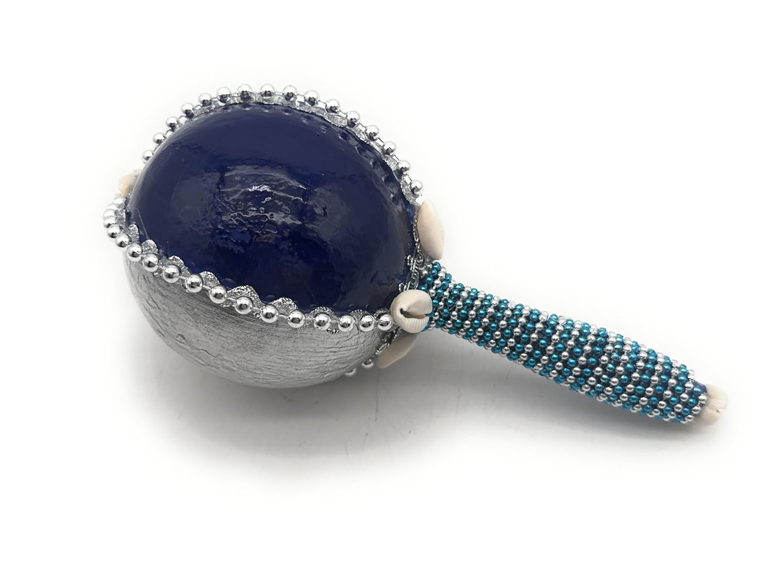 Maraca De Yemaya - Yemaya Rattle, blue, silver (309)