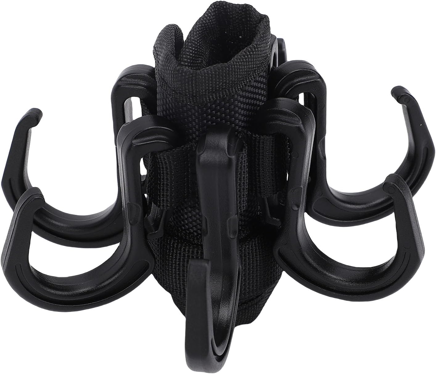 Asixxsix Beach Umbrella Hanging Hook, ABS Umbrella Hooks Hanger with 6 Detachable Hooks,Umbrella Hanging Holder for Towels Hats Clothes Camera Sunglasses, Patio Umbrella Bag Holder Hanger