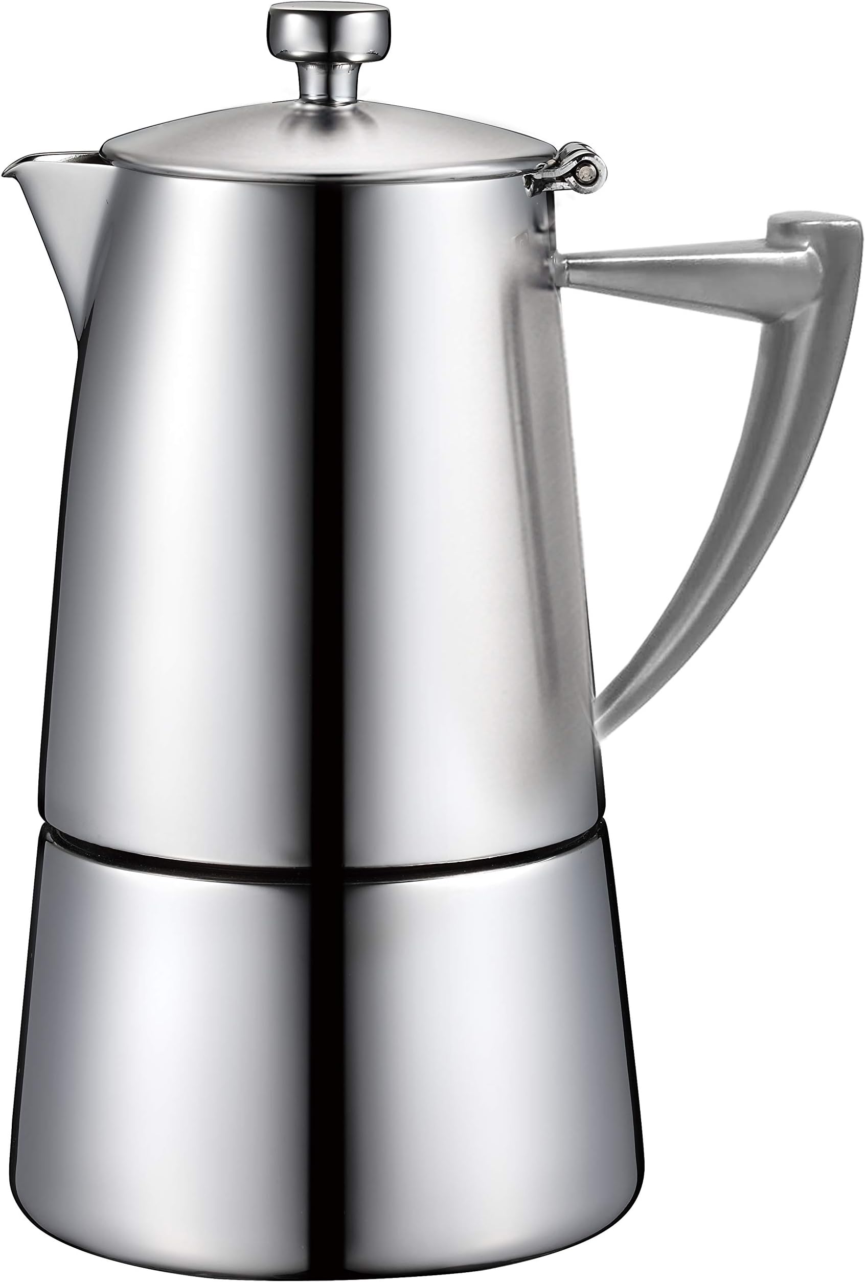 Ilsa Stainless Steel 3 Cup Stovetop Espresso Maker