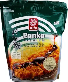 Farinha Panko Premium Flocada Para Empanados Alfa 500g