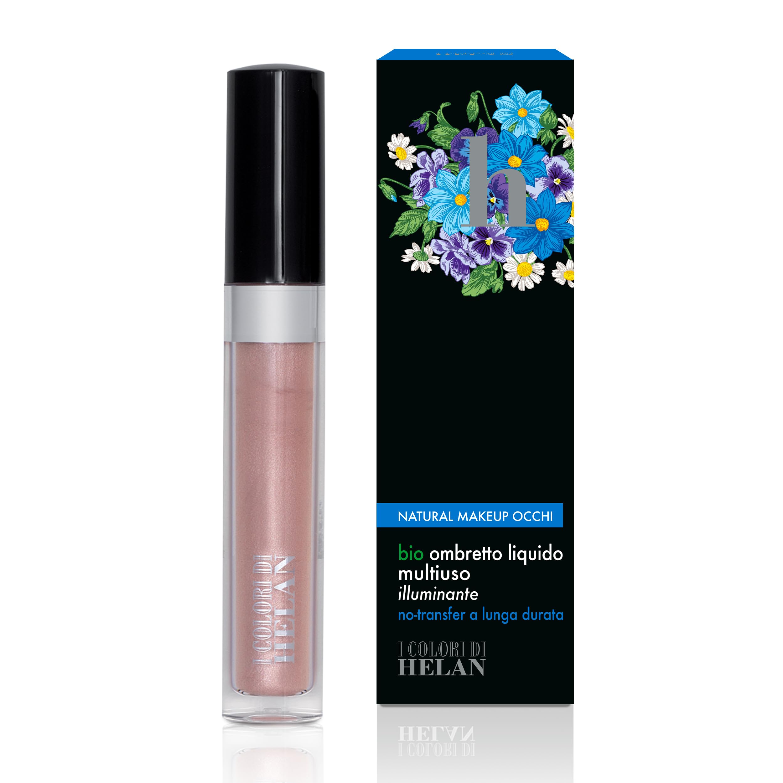 Helan I Colori di Helan, Illuminating Multi-Purpose Liquid Eye Shadow Ideal as Liquid Blush, Face Make Up Earth and Bronzer