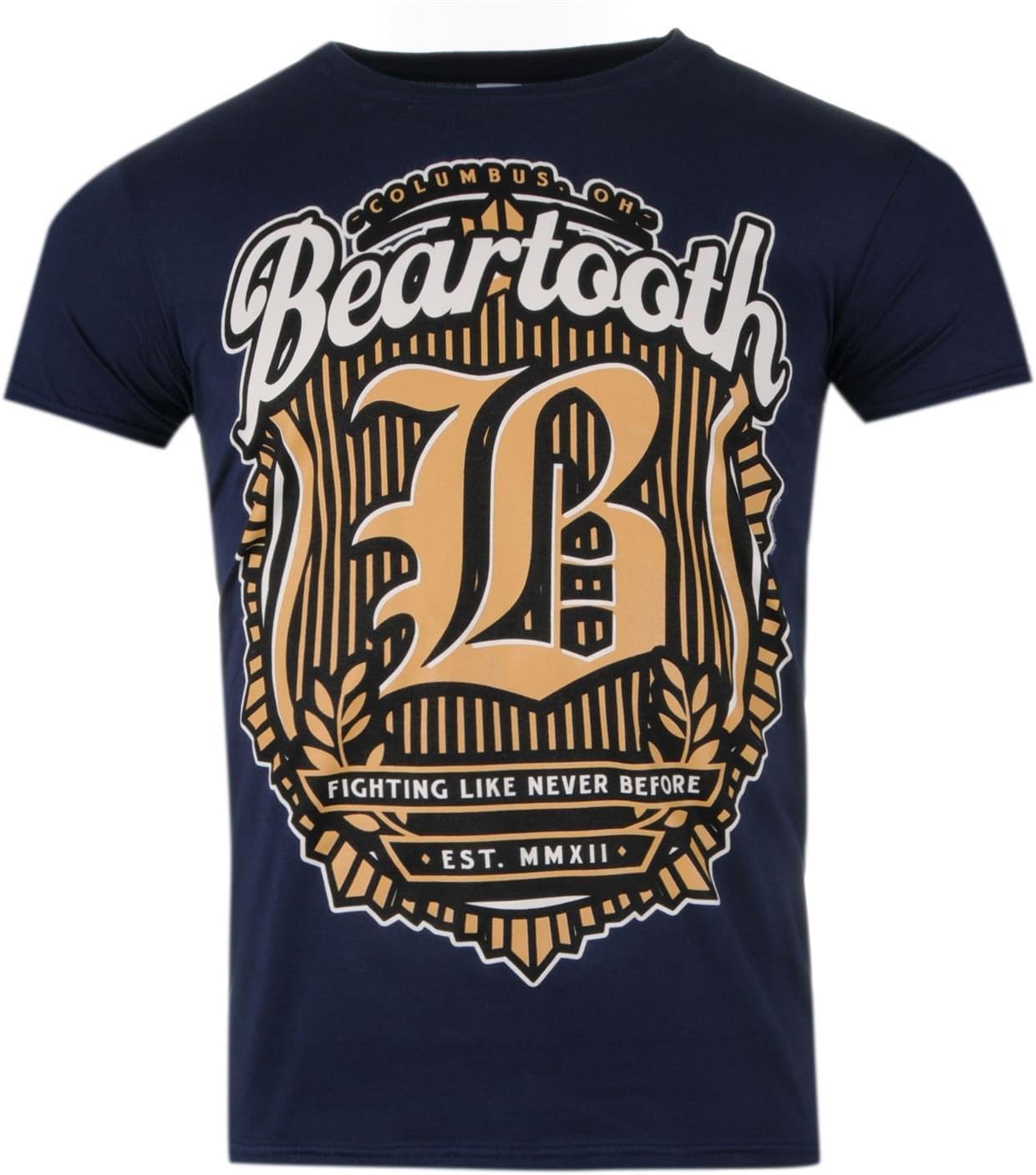 Band Tee Mens Beartooth T Shirt Short Sleeved Top Printed Fighting M