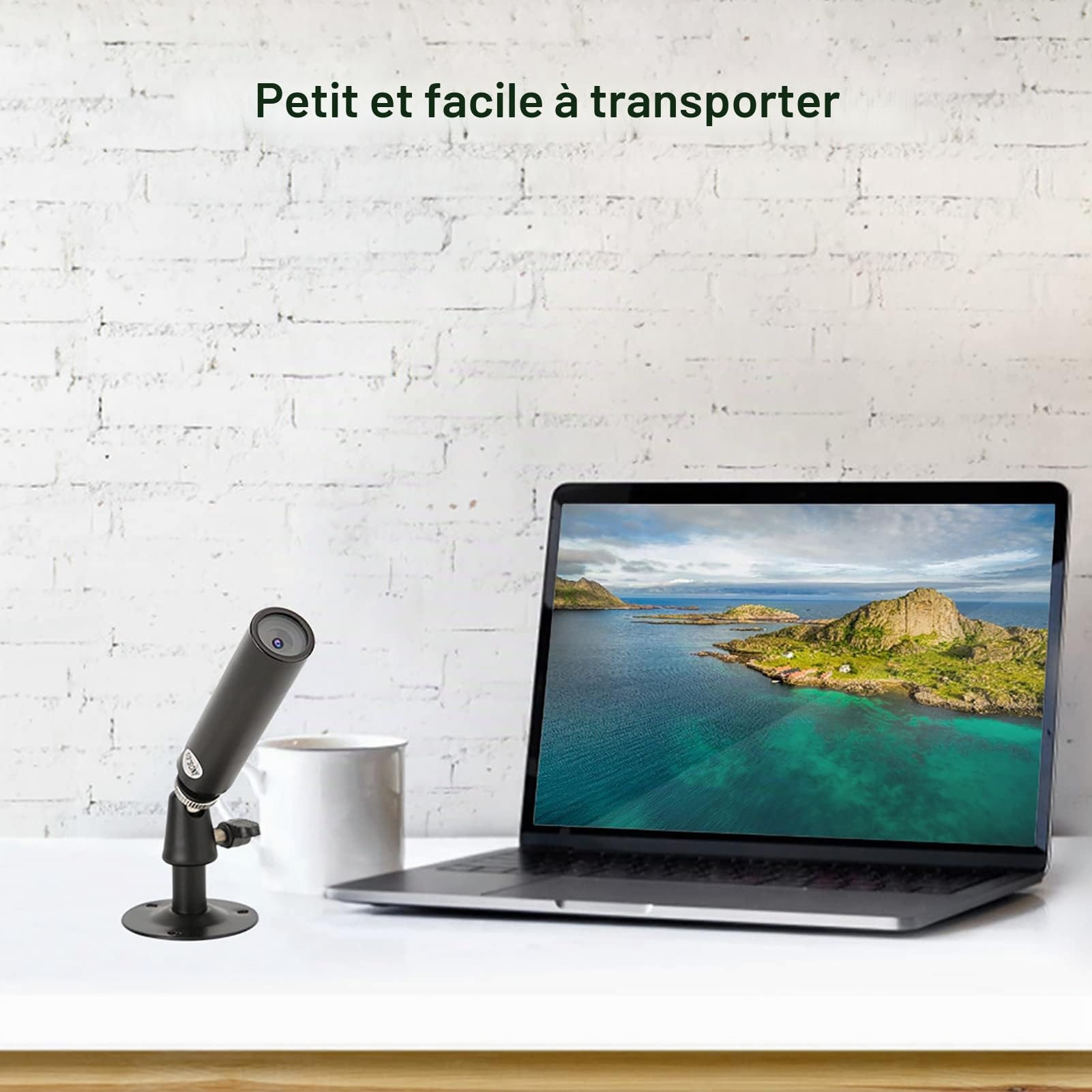 Mini caméra AHD, caméra de surveillance Full HD 1080P, caméra cylindrique filaire en métal étanche IP66, prototype pour réunion