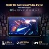 MP3 Player with Bluetooth and WiFi Oilsky 80 GB 4 Inch 1080P Touchscreen MP4 Player Android 9.0 Portable MP3 Music Player with Spotify Audible Deezer (Black)