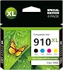 Compatible 910XL Ink Cartridge Replacement for HP 910 Ink Cartridges Work with HP OfficeJet Pro 8025e 8020 8035 8023 8028e Printer, HP Officejet 8012 8022 8010 8015 Printer
