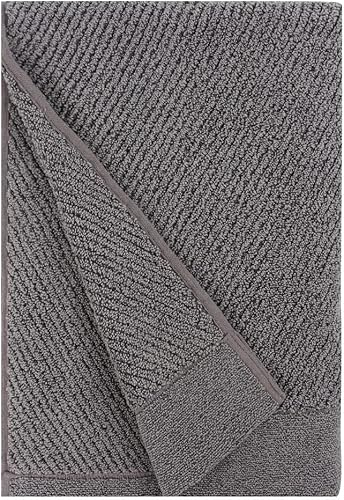 Miniatura 5 de Hokime - Juego de toallas de baño acanaladas, 10 piezas, color gris