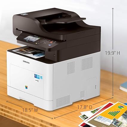 Amazon.com: Samsung Electronics SL-C3060FW impresora a color inalámbrica  con escáner, fotocopiadora y fax, reposición de Amazon activada : Productos  de Oficina