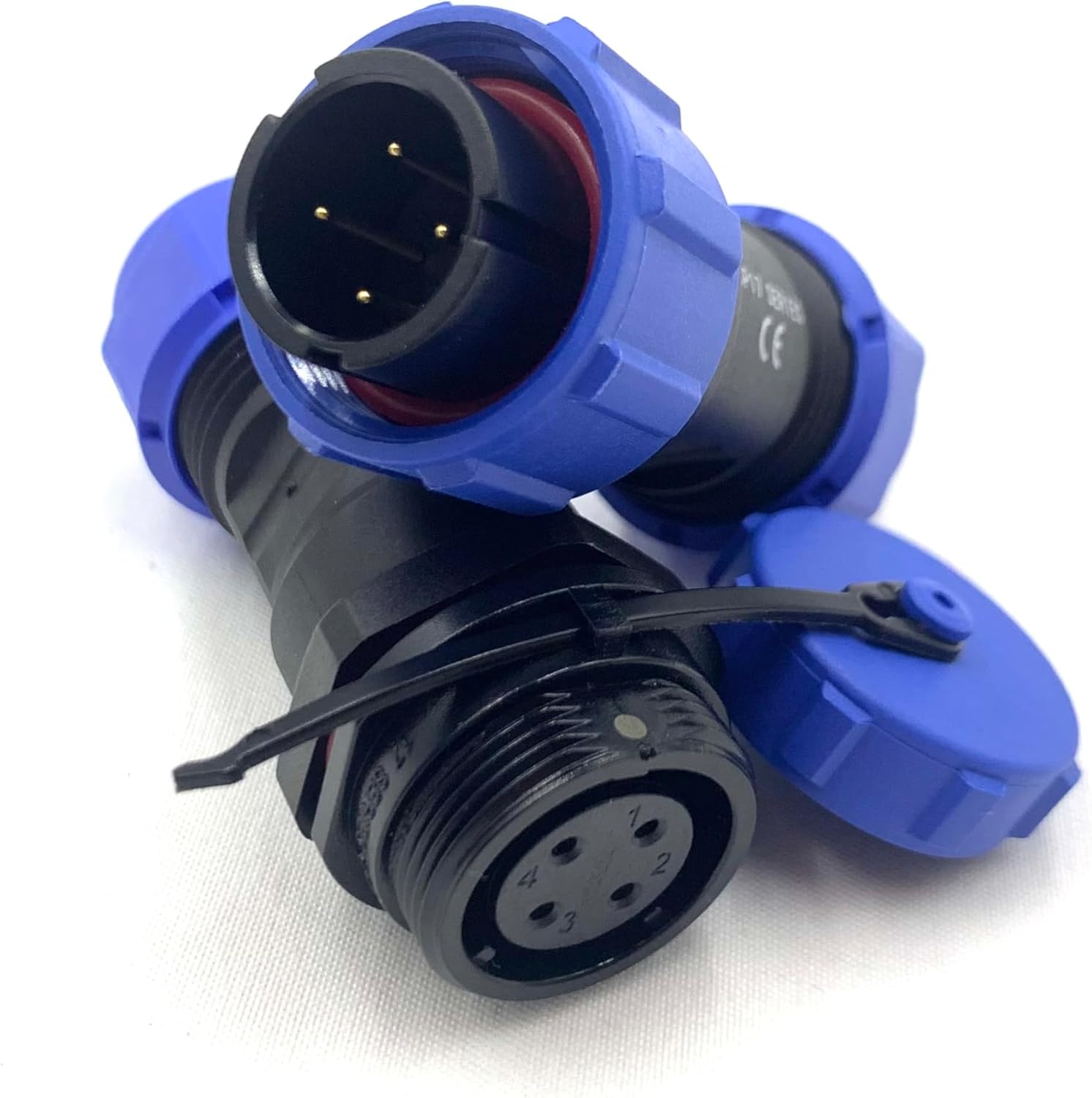 Connecteur Circulaire Aviation GX20 12 Broches - Prise Mâle/femelle M20 5A - Pour Station D'accueil