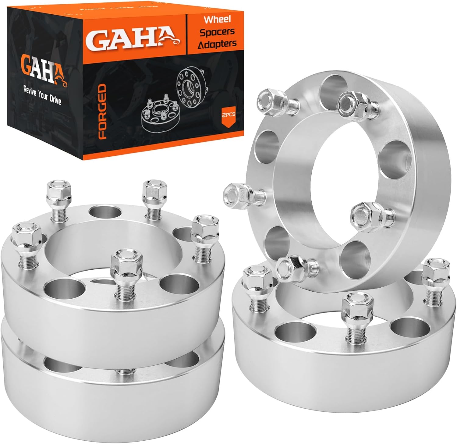 5x139.7mm 5x5.5 Wheel Spacers 108mm Compatible for Jeep CJ3 CJ6 CJ5 CJ7 Dodge Ramcharger DW150 Ram 1500 Van Suzuki Sidekick Vitara XL7 Ford E150 F100 Bronco F150 E100 Wagon,1/2"-20 Stud 2" Adapters