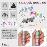 Sibba Klawiatura Fidget Toys, 3 sztuki, mini klawiatura 4 w 1, klawisz dekompresyjny, pomysł na prezent dla dorosłych, poprawia koncentrację i łagodzi lęk