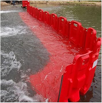 Barrier Flood, Emergency Flood Control Flood Prevention Water Baffle L-Shaped Portability Waterproof Baffle for Underground Garage Supermarket