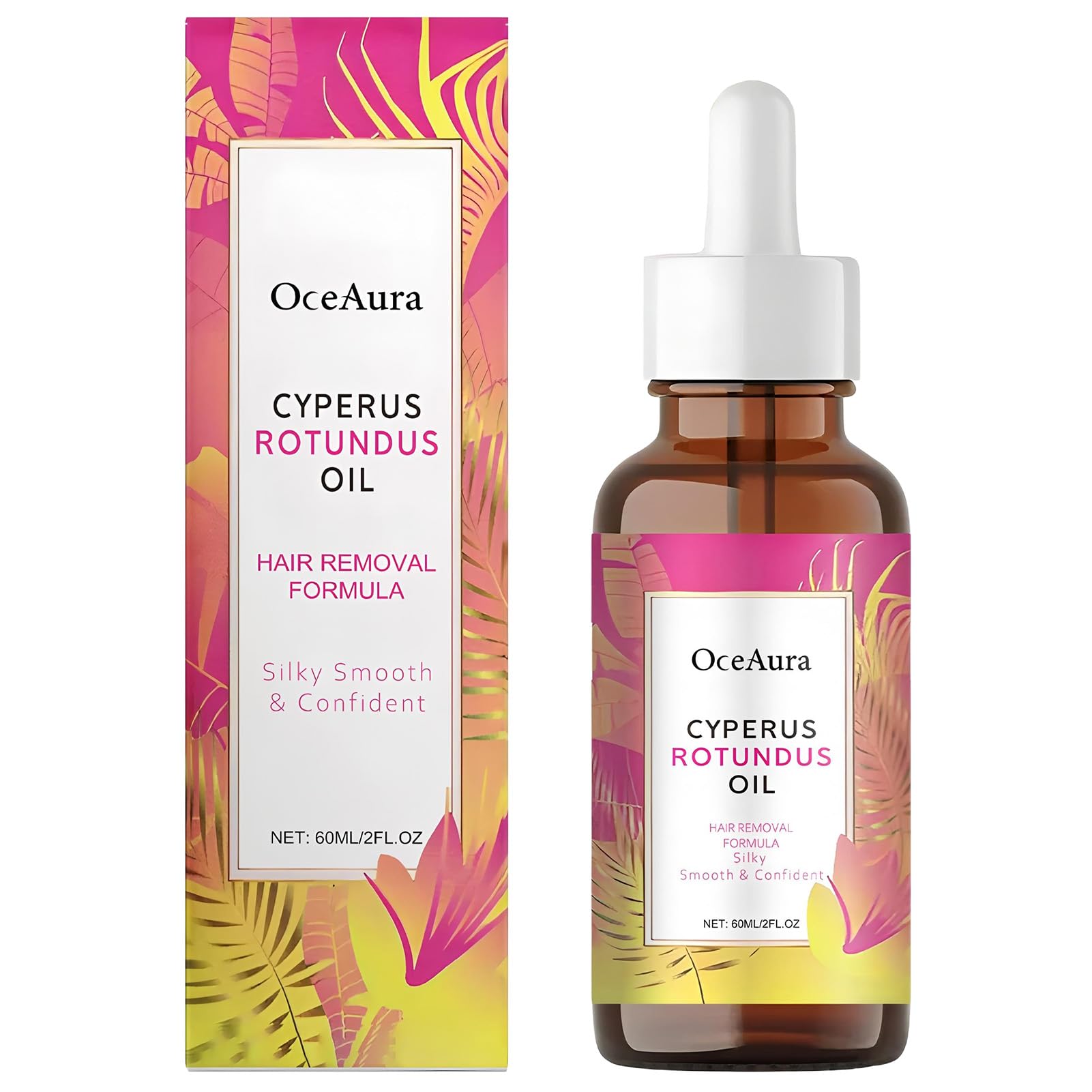 Cyperus Rotundus olejek do depilacji, 60 ml, Pure Cyperu, serum do skóry, redukuje niechciane włosy, nawilżenie i łagodzenie porów CyperusOil & Shrinks, wszystkie rodzaje skóry