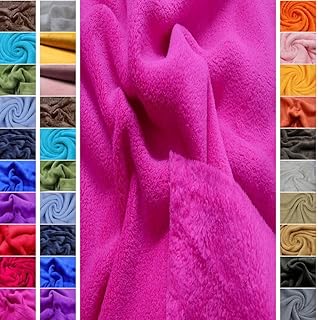 StoffBook WELLNESS FLEECESTOFF WEICH STOFF STOFFE, E223 (Pinkrosa)