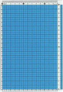 オリオンズ 共栄プラスチック A5サイズ用 カラー方眼下敷【ブルー】 CPK-A5-B
