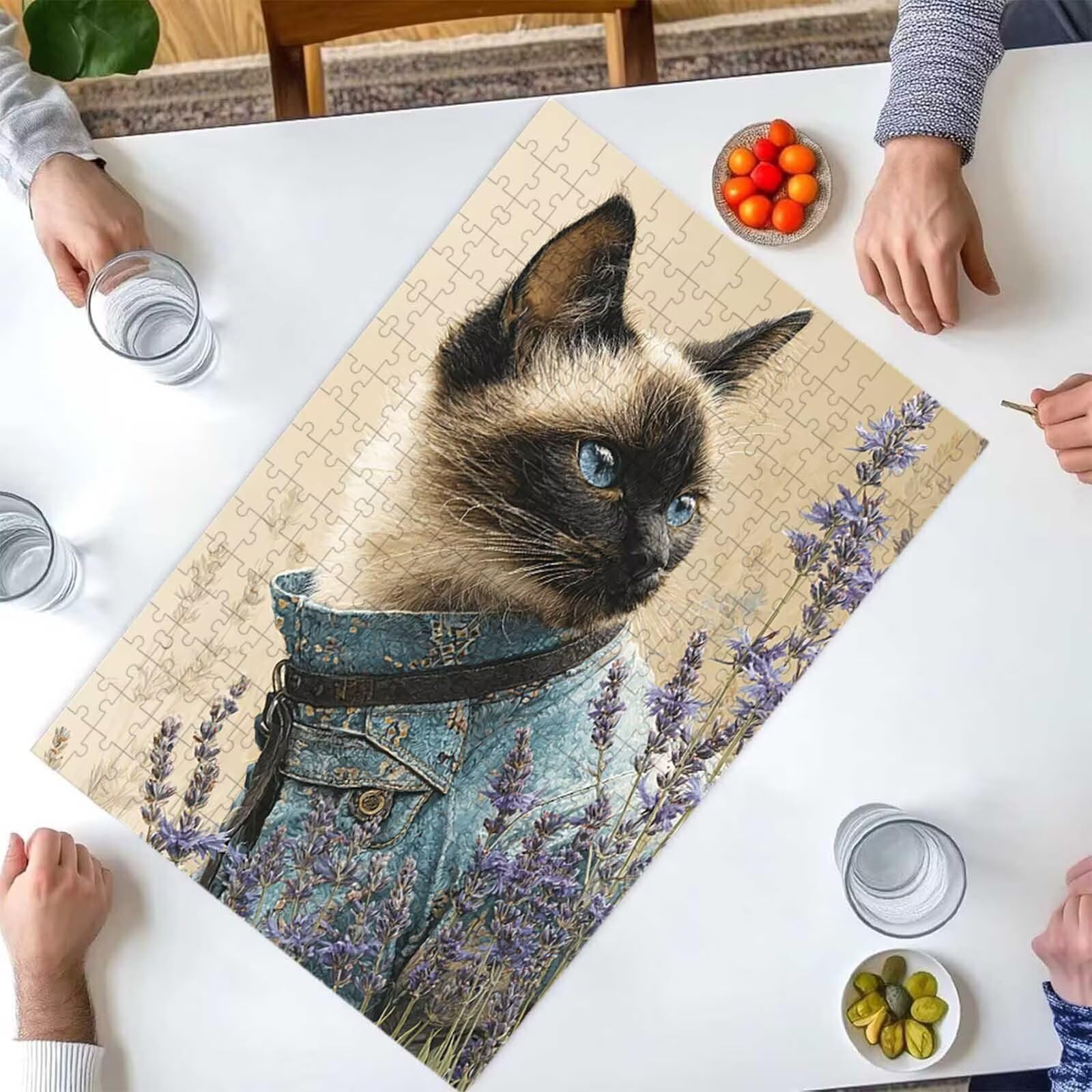 Puzzle dla dorosłych 1500 sztuk kwiatowych kwiatów | Rodzinna gra i zajęcia grupowe dla nastolatków i prezent urodzinowy dla dzieci w wieku 14 lat | Dekoracja domu i pomysł na prezent Relax87 x 57 cm