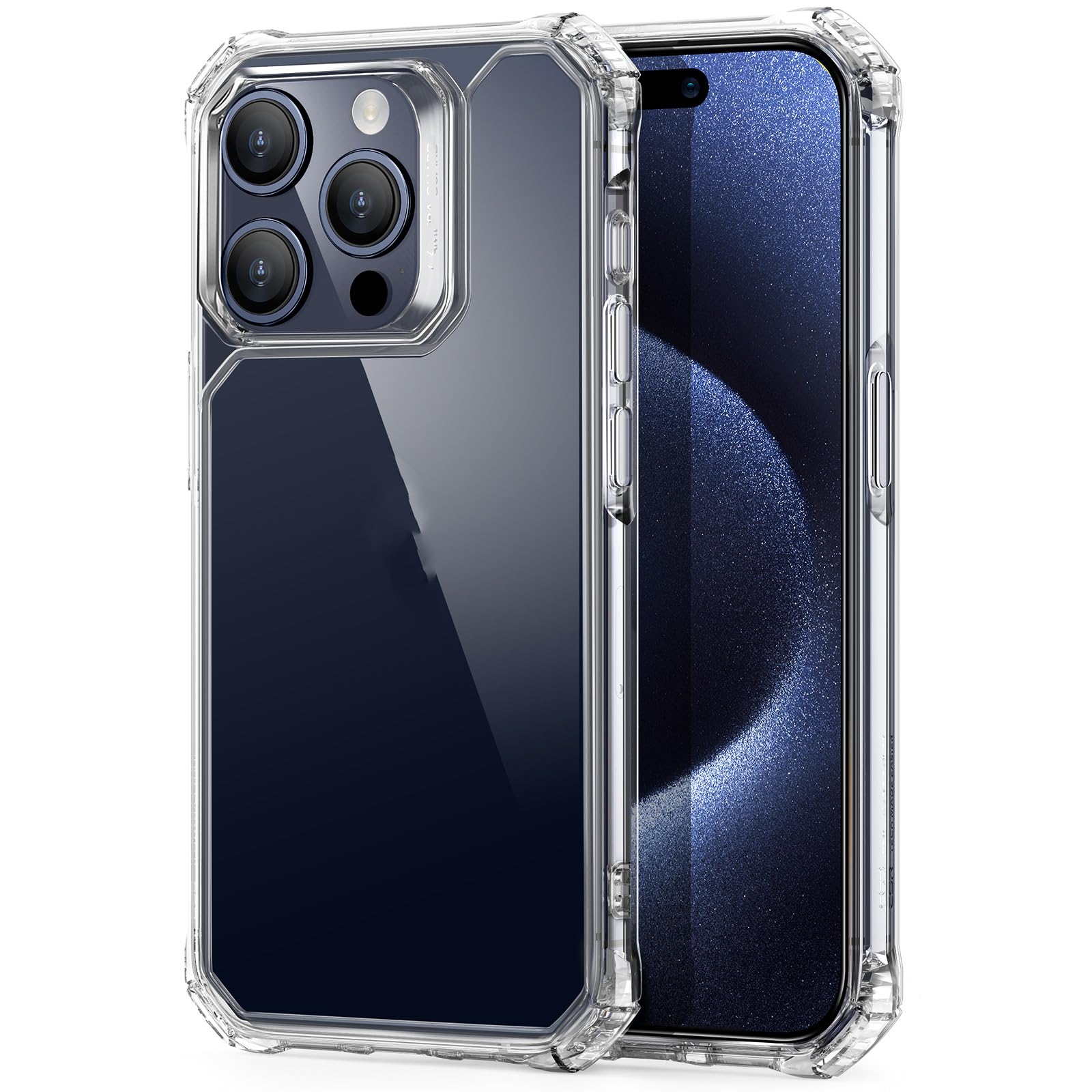 Coque iPhone 15 Pro transparente et antichoc de qualité militaire - 7