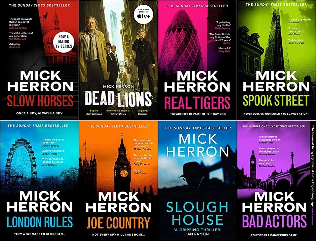 Slough House Thriller Series Books 18 Collection Set (Slow Horses