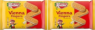 Keebler Vienna Fingers Creme Filled Sandwich Cookies, 12 Oz. (Pack of 2)