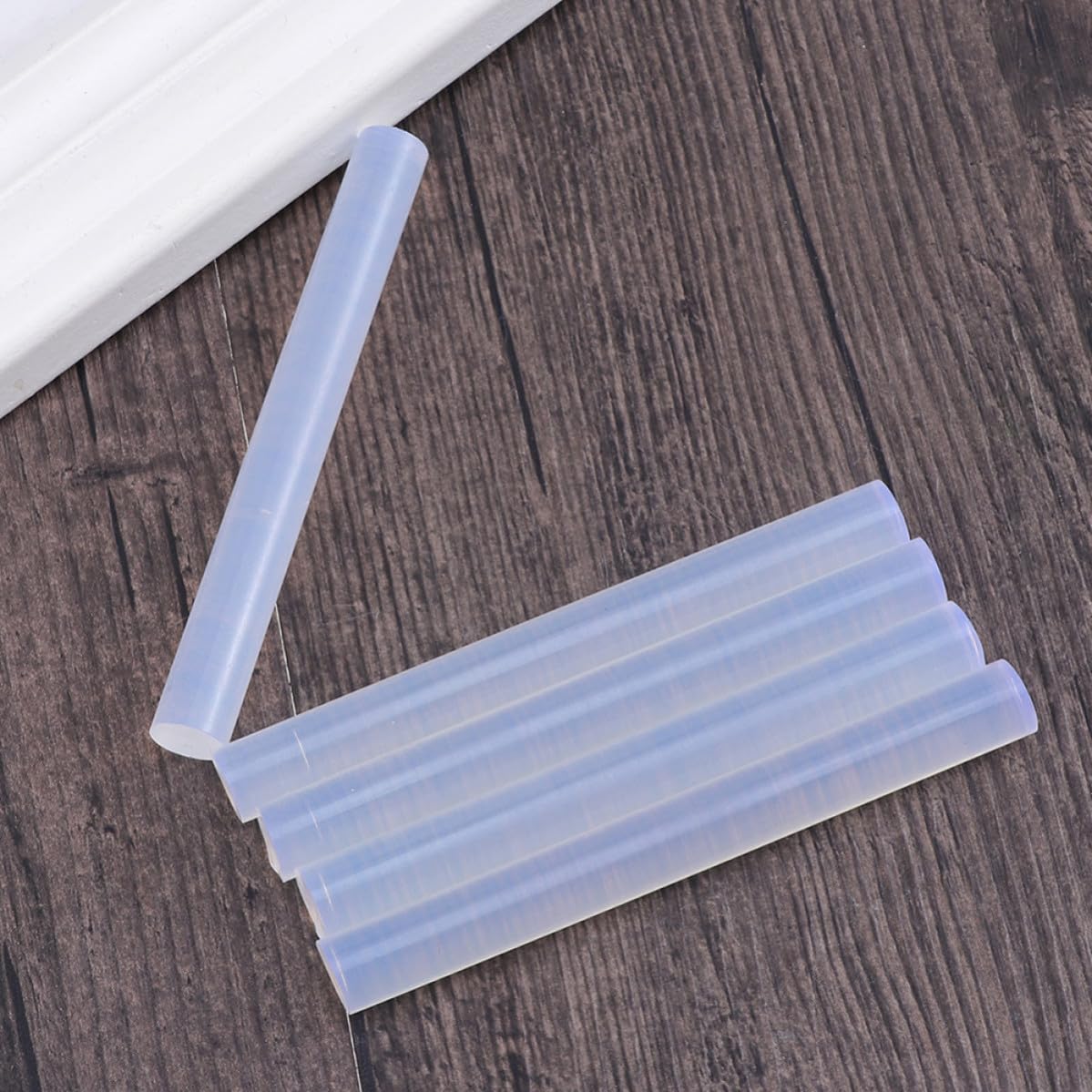 Homoyoyo 50pcs Hot Melt Glue Sticks for Mini Glue Guns with Good Flexibility Safe for High and Low Temperature for Cardboard and Paper Fixing Projects
