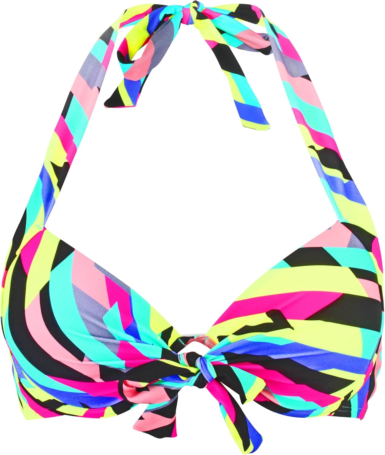 Ocean Blues Women's Push Up Bikini Top Halter Swimsuit Top