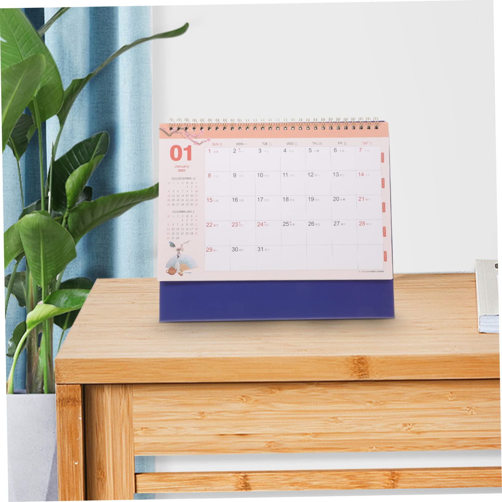 SEWACC 5stücke Büro Tischkalender Stehender Haushaltskalender Im Modernen Design Praktischer Monatskalender Für Wichtige Termine Und Erinnerungen Für Büro Und Zuhause