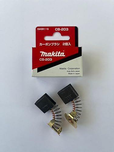 Miniatura 4 de Cepillo de carbón japonés Juego de 2 cepillos CB204 CB203 CB202 191953-5 191957-7 encaja makita