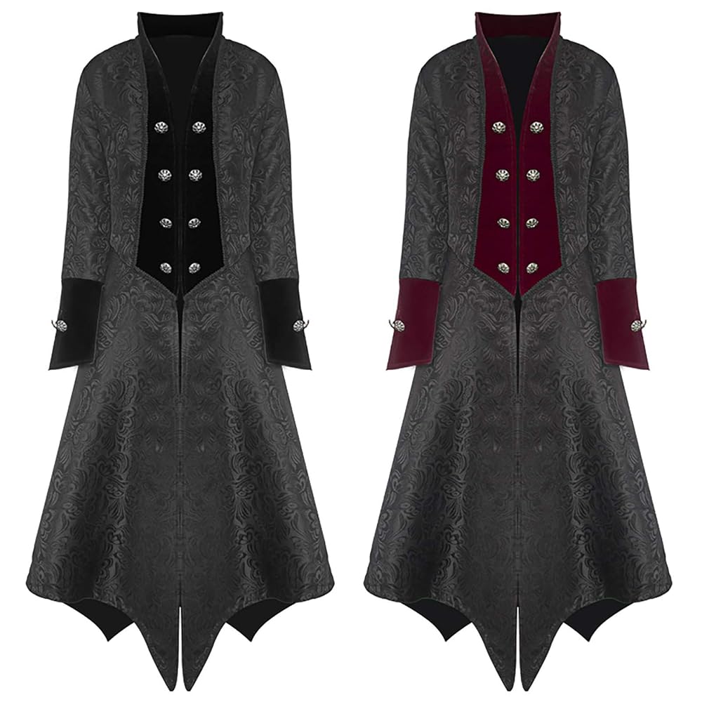 Giacca Uomo Vintage Steampunk - Stile Gotico Vittoriano, Per Halloween E Costumi - Foto 3