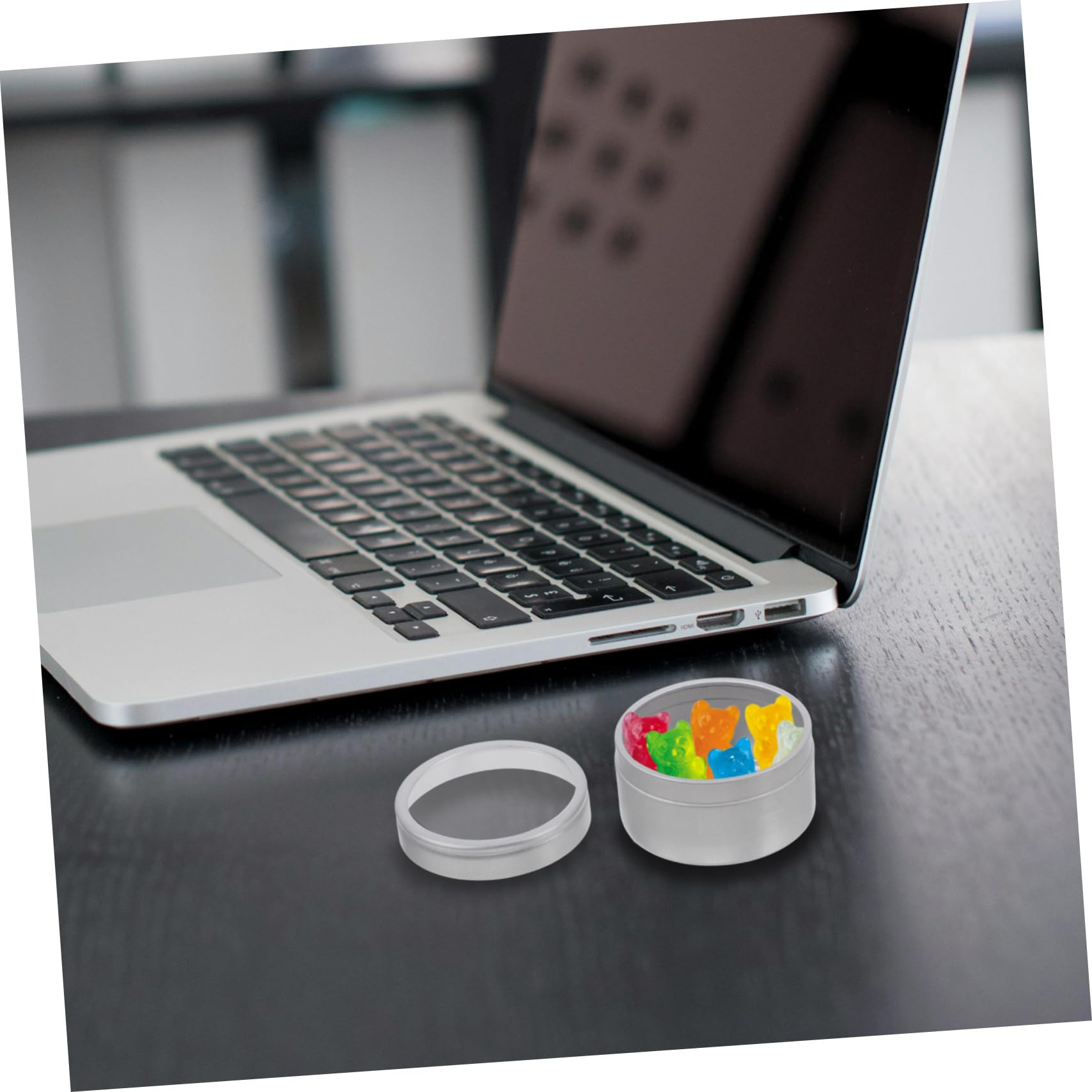 SOESFOUFU Sturdy Aluminum Tea Tins 10 Pcs Lids Empty Cans for Beans Dog Food Storage