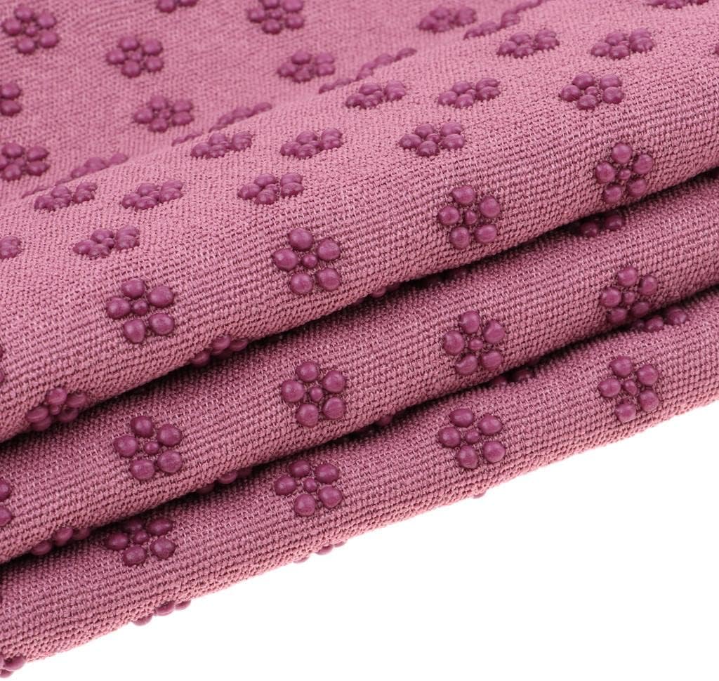 Microfiber Yoga Towel - Quick Dry Gym Towel for Yoga Mat, Pilates, Fitness, and Travel - Super Absorbent and Machine Washable - Weight and Compact - Light Purple