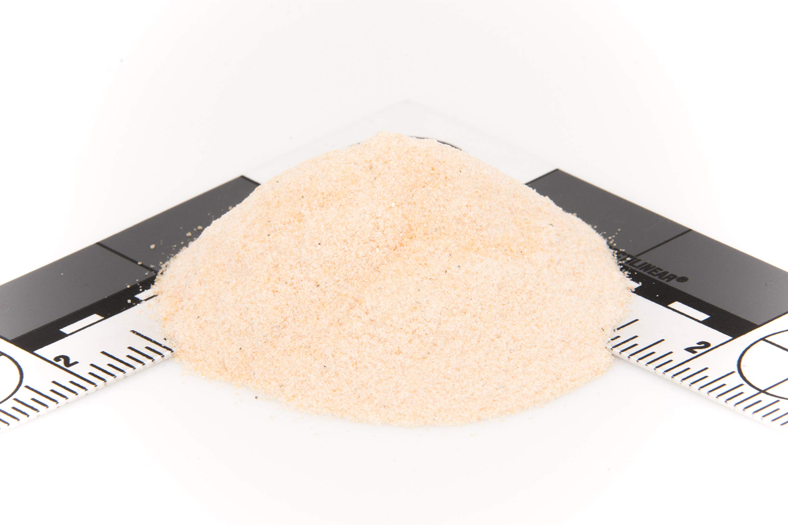 Orange Calcite; Pure & Natural: by World of Wood- Crushed Inlay Stone Perfect for Wood Inlay, Jewelry, Art, and More (FINE Consistency) (1/2 lb (227 gr))