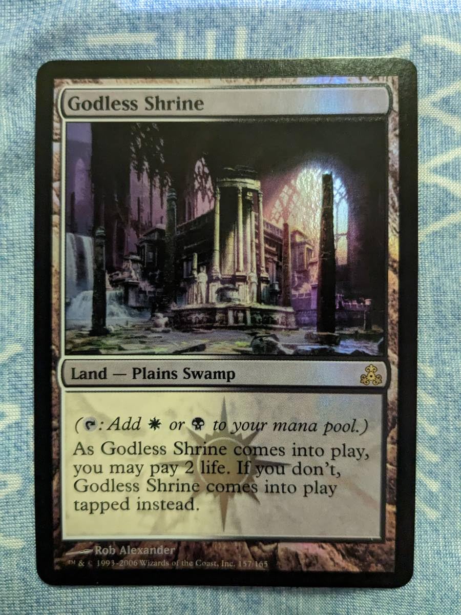 Amazon.co.jp: MTGFoil英神無き祭殿Godless Shrine : おもちゃ