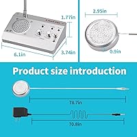 Vista 6 de Sistema de intercomunicación de ventana de doble vía,Altavoz de alta potencia,Altavoz de micrófono para ventana de cajero, Interfono bidireccional
