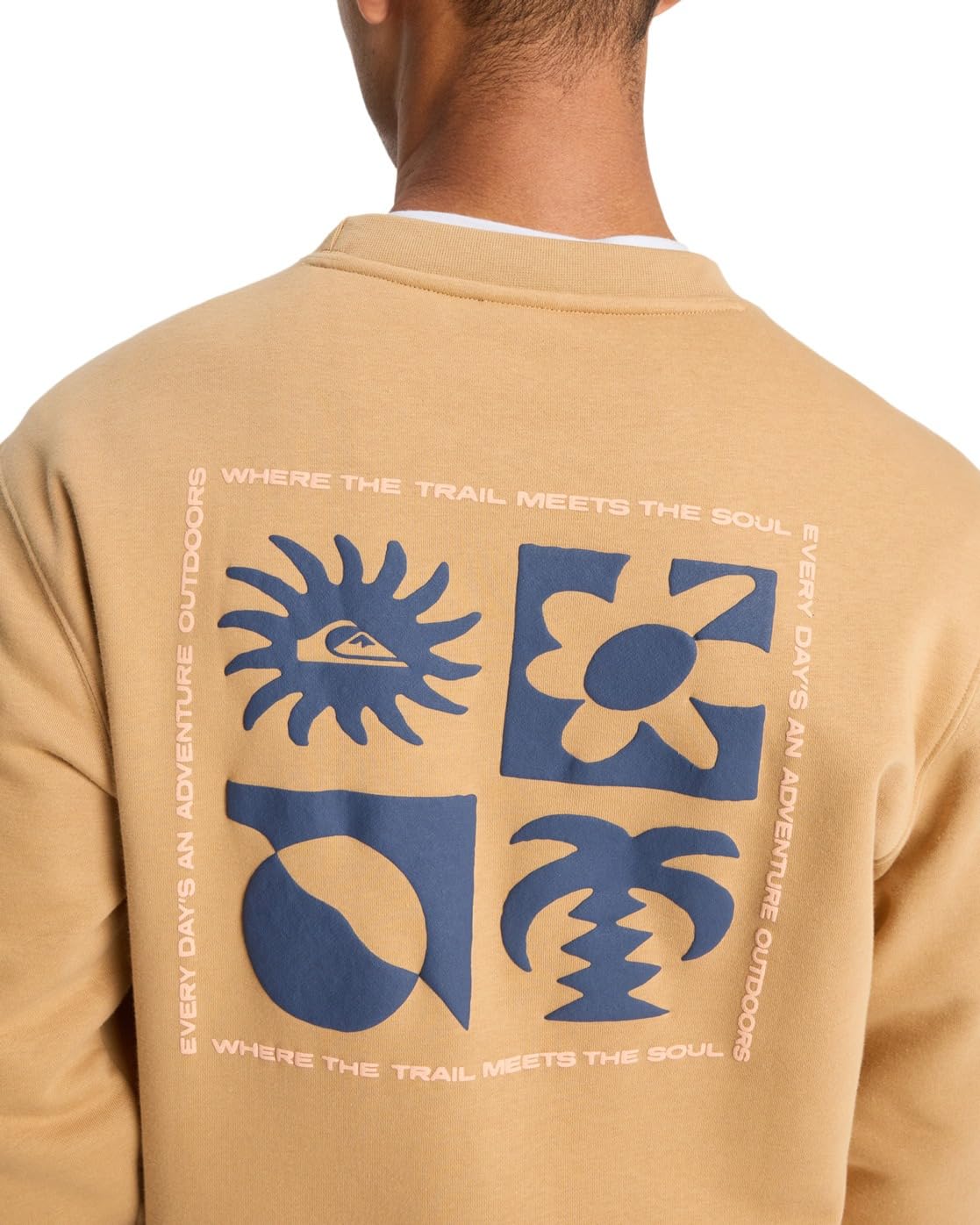 Quiksilver Salt Water Graphic Sweatshirt L