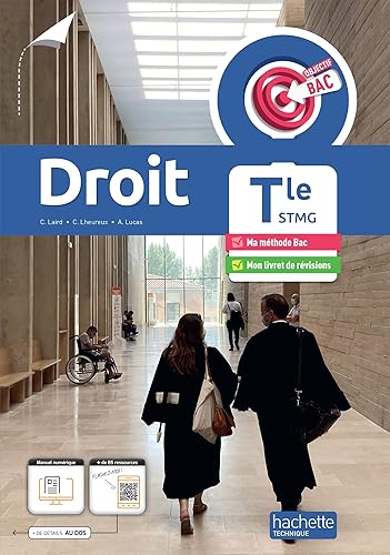 Objectif Bac Droit Term STMG - livre de l'élève - Ed. 2023