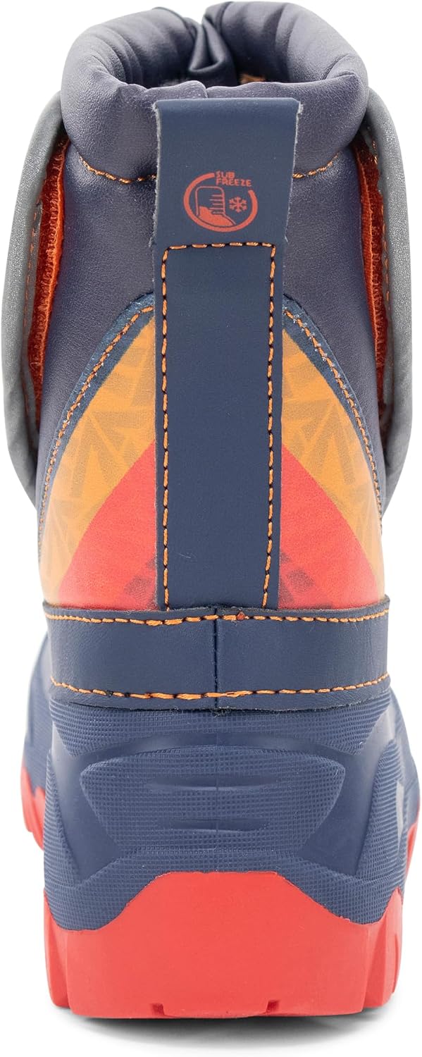 Western Chief Kids' Selah Waterproof Faux Fur Cold Weather Boot, Navy, 1
