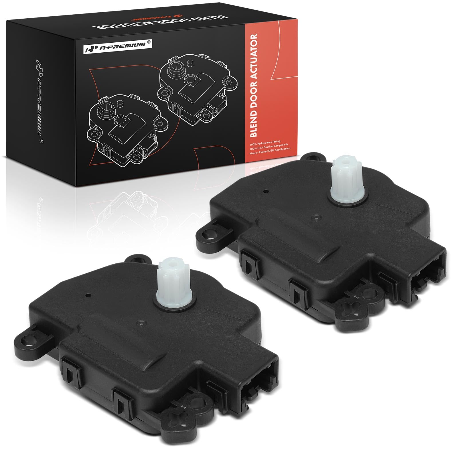 A-Premium Blend Door Actuator Replacement for Chrysler 300 2015-2016 Town & Country 2014-2016 Dodge Challenger Grand Caravan 2014-2016 Ram C/V 2014-2015, A Set of 2