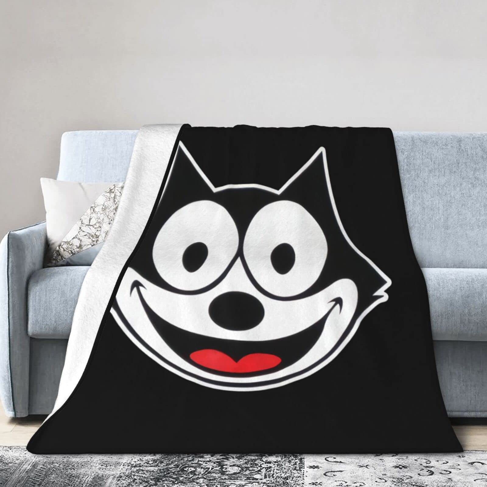 Amazon｜毛布 シングル フィリックス・ザ・キャット ブランケット