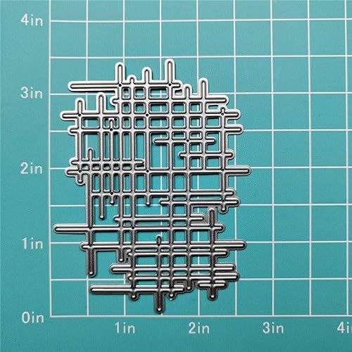 Miniatura 2 de 1 troquel de corte de metal de líneas irregulares plateadas para hacer tarjetas, juegos de troqueles en relieve de papel, álbumes de recortes,