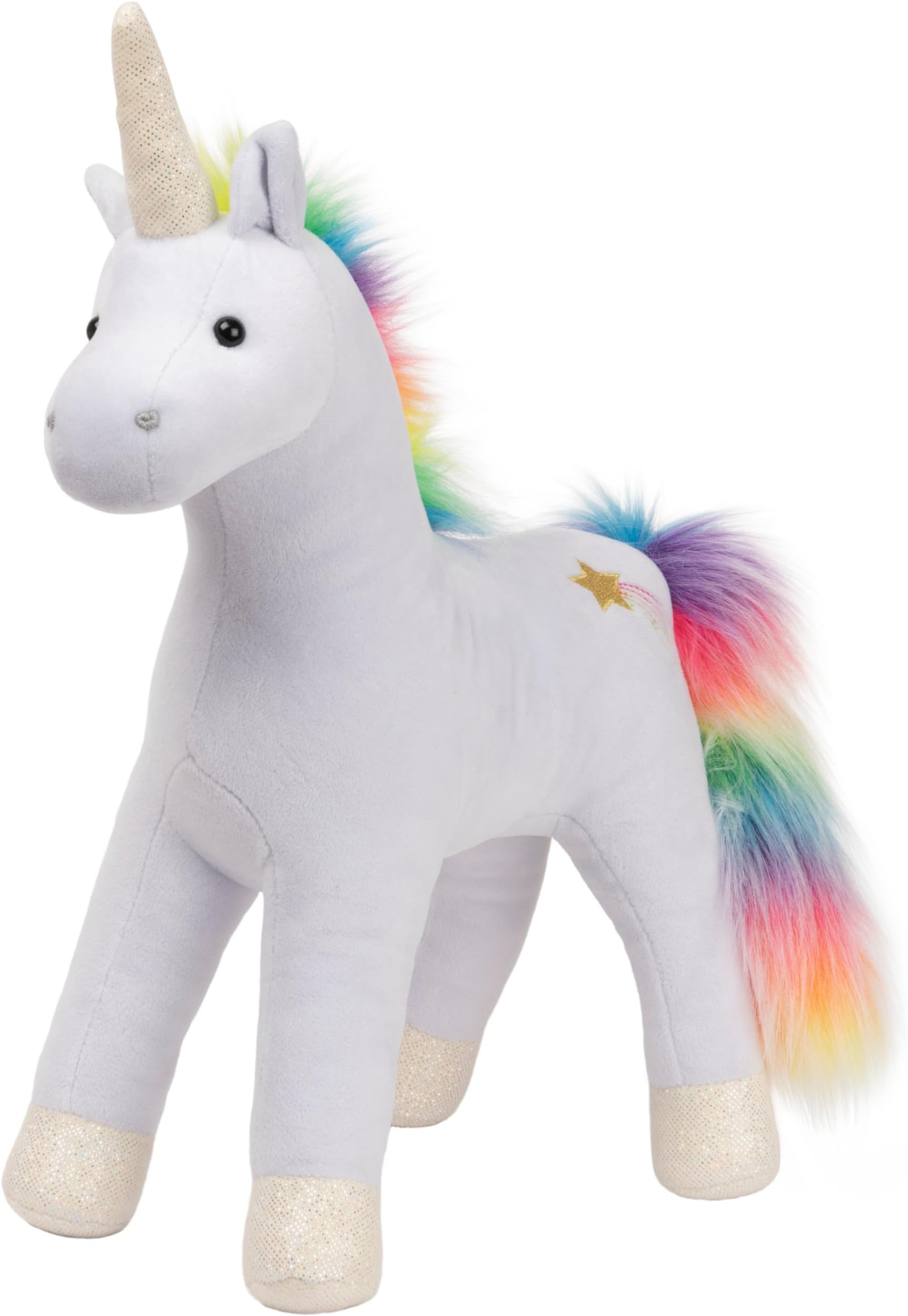 Bluebell Rainbow Unicorn Stuffed Animal, Plush Unicorn for Ages 1 and Up, Blue, 15โ