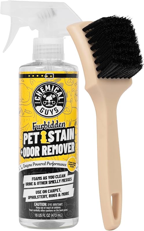 Pet Mess Cleaning Kit, Furbidden Cleaner & Interior Brush