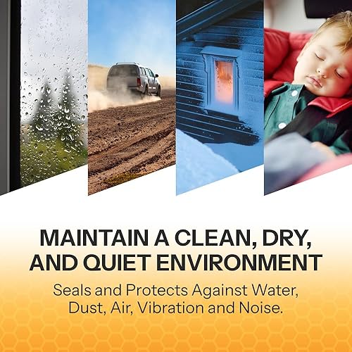 Miniatura 5 de Sello de caucho EPDM Trim Lok, esponja de caucho con BT (3M). Sistema de cinta adhesiva de alta resistencia., 1