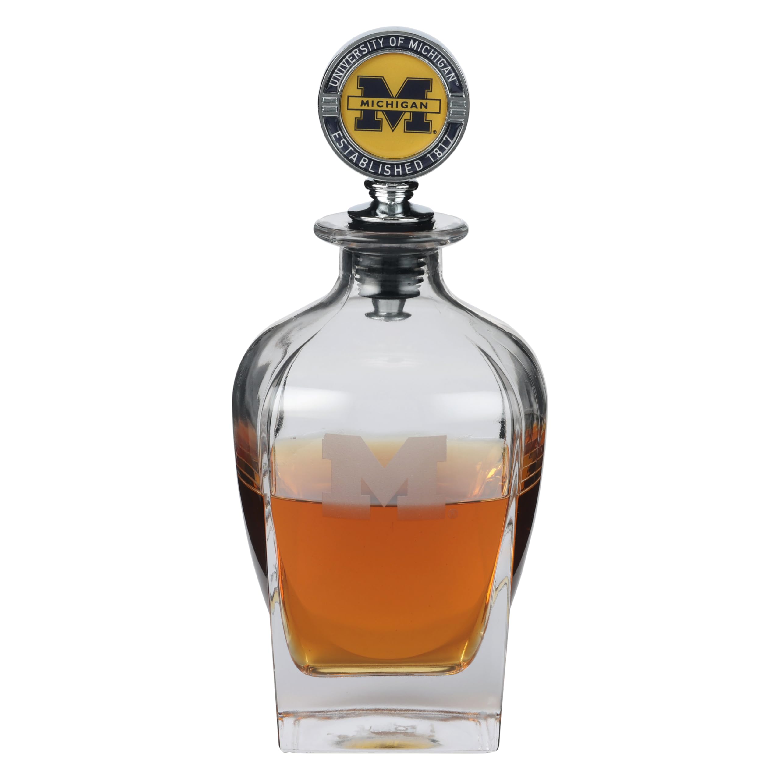 The Memory Company | Licensed NCAA Decanter with Mascot Stopper