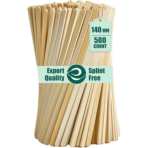 ECO SOUL Coffee Stirrer Sticks 140mm, 500 Pack
