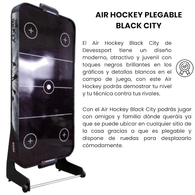Foto 2 de 5 de DEVESSPORT Air Hockey Black City