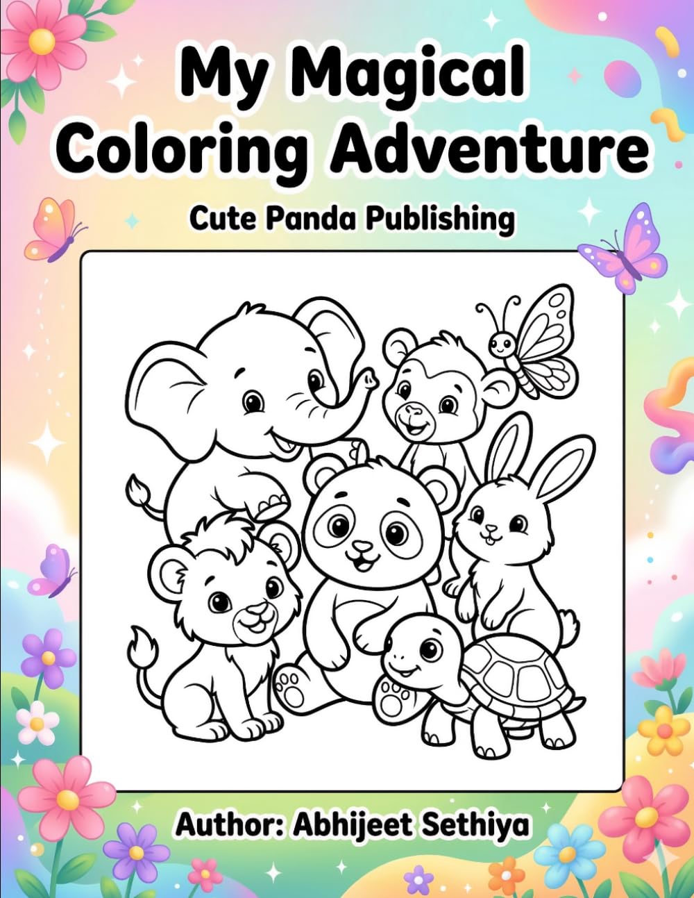 My Magical Coloring Adventure: Fun and Easy Coloring Book for Kids Ages 4-8